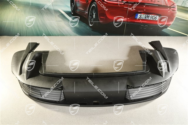 Rear bumper spoiler / lower part trim, with reversing camera