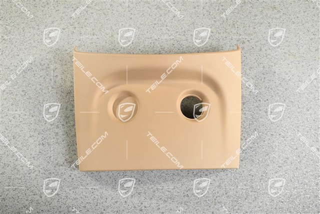 Console switch trim, single slot, Luxor beige