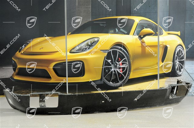 Front embellisher with fog light holes