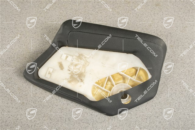 Rücksitzbank Seitenblende, Leder, Schwarz, R