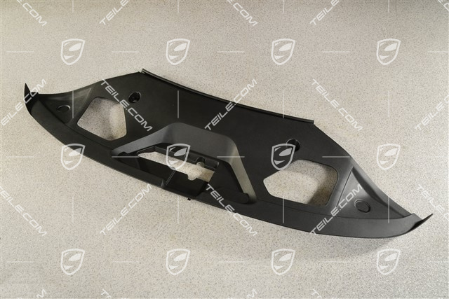 4,0L Diesel, Blende Schlossträger / Schlossabdeckung, Schwarzmatt