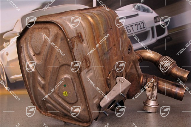 GT3 Front exhaust silencer, cyl. 4-6, R