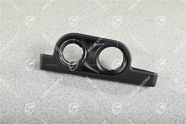 Zierleiste für die Mittelkonsole / das Armaturenbrett, Zündschlossabdeckung, schwarzes Leder