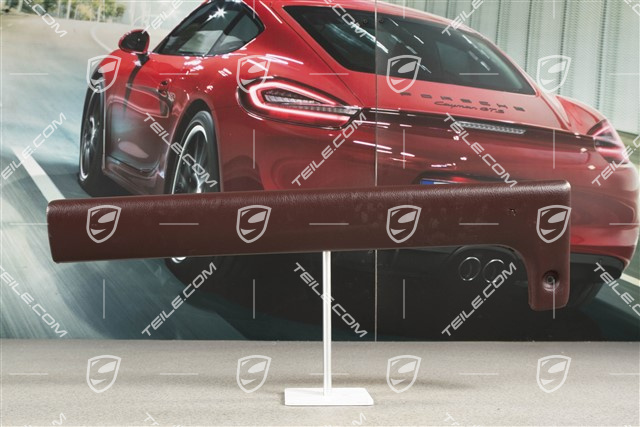 Knieschutzleiste, Kunstleder, weinrot, R