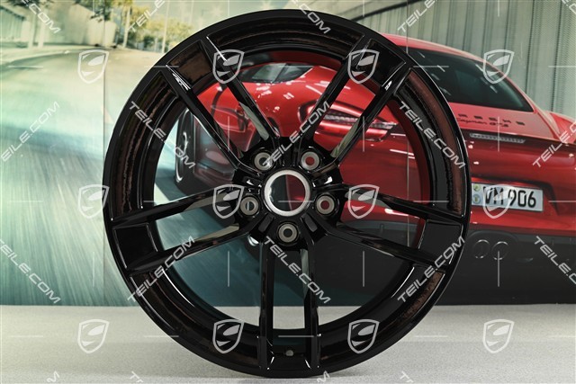 21" Carrera Exclusive Design wheel, 11.5J x 21 ET79, black high gloss