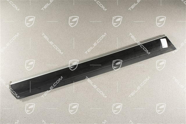 Listwa drzwi przednich, Pakiet aluminium, Czarno-szara, L