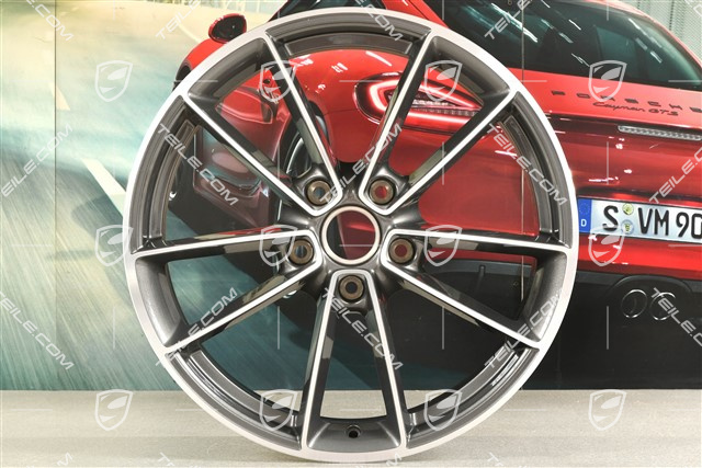 20" Felge Carrera Classic, 8,5J x 20 ET53, Titan