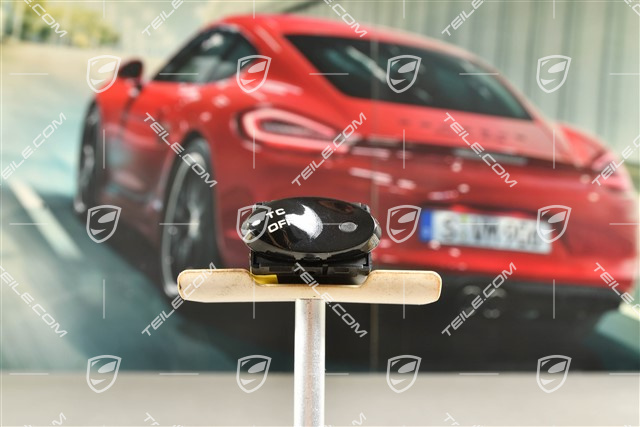 ASR Tastschalter, Traktionskontrolle / Antriebsschlupfregelung, Glanzschwarz