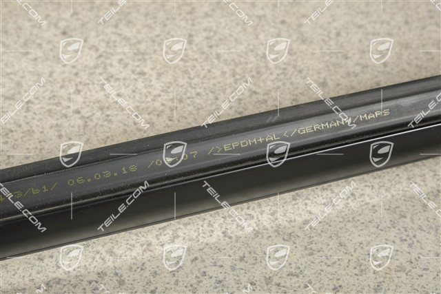 Dichtung, Türschacht, aussen, Rallyeschwarz, L