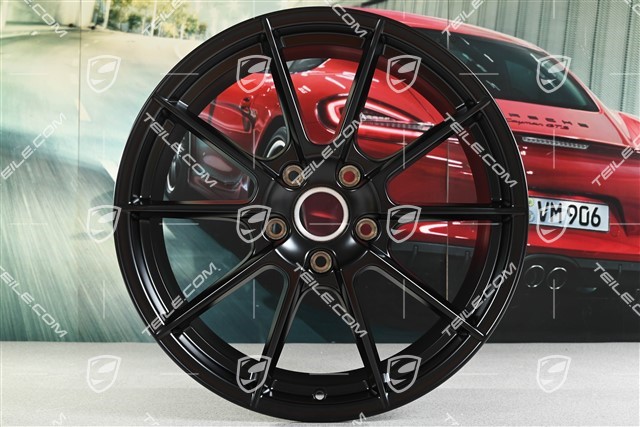 20" Felge "Boxster Spyder", 8,5J x 20 ET57, seidenglanz schwarz matt