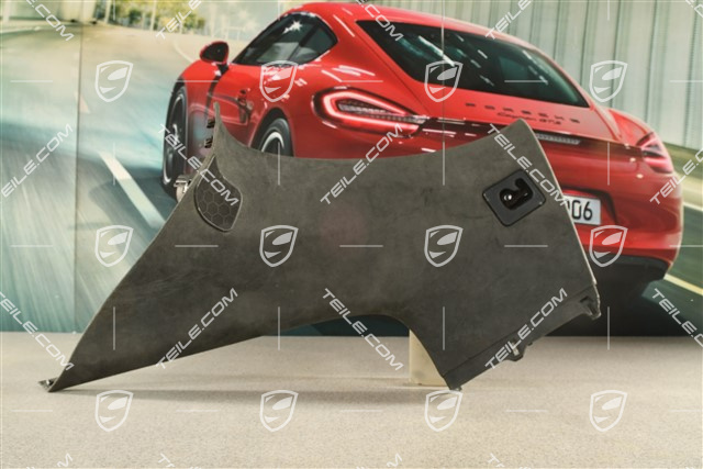 Tapicerka słupka-D, Alcantara Czarna, Bose, R