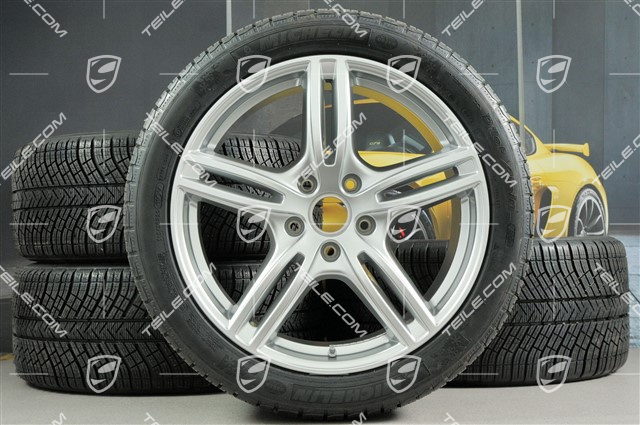 20" Koła zimowe "Panamera Turbo", felgi 9,5 J x 20 ET71 + 10,5 J x 20 ET71 + opony zimowe Michelin Pilot Alpin 4 275/40 R20 + 315/35 R20