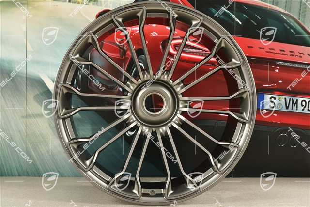 21-inch wheel 918 SPYDER, central lock, 12,5J x 21 ET57, platinum satin matt