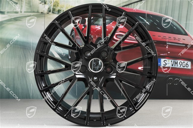 21" Felge Cayenne RS Spyder, 11J x 21 ET49, schwarz hochglanz