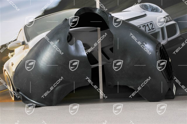Front wheel-well liner, Turbo, L Front wheel-well liner, Turbo, L