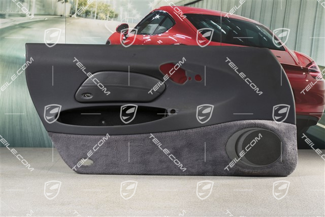 Türverkleidung mit Airbagblende, Klangpaket, Kunstleder, Metropolblau, L