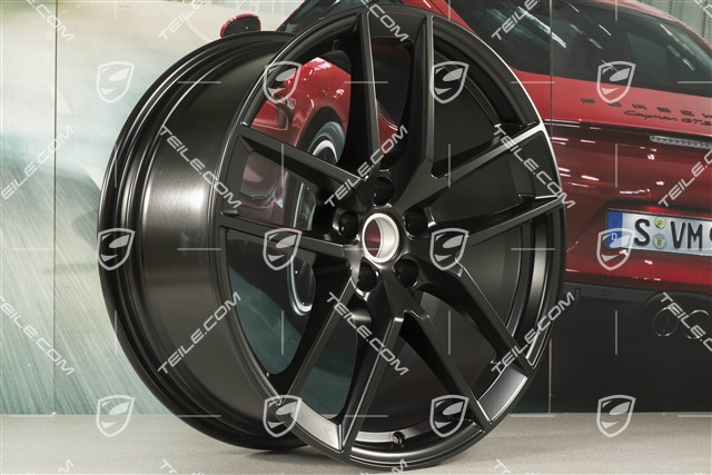 20-inch wheel rim "Macan S" 9J x 20 ET26, in black satin mat