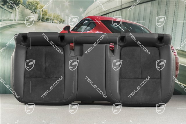 Sitz hinten, Kunstleder/Alcantara, schwarz, KPL