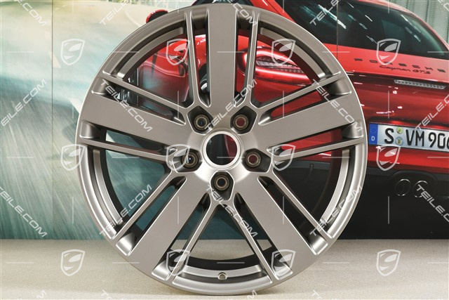 20" Felga Panamera Design 2, 11,5J x 20 ET68, Platinum satynowy mat