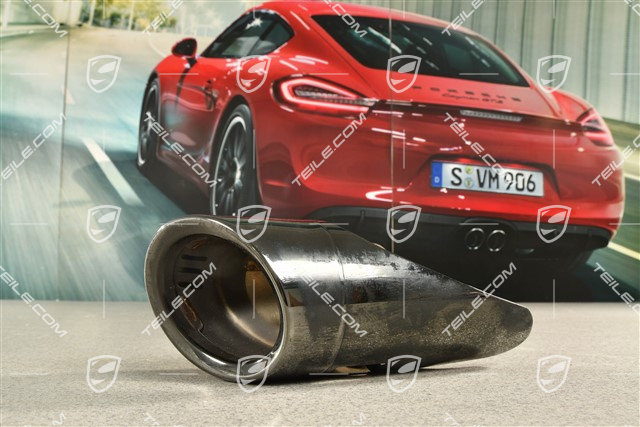 Endrohr, S 3.0L 250KW, innen/aussen, Schwarz, R