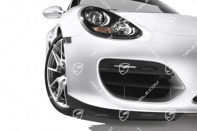 SPYDER front bumper, complete, with lighting, Facelift 2009-