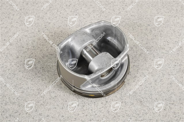 Piston complete with piston rings, snap rings / circlips, piston pin / Cyl. 5-8 560-565 G, S / GTS