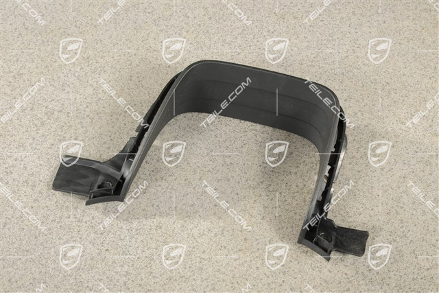 Tail pipe cover trim, Black matte, GTS/GT4, L