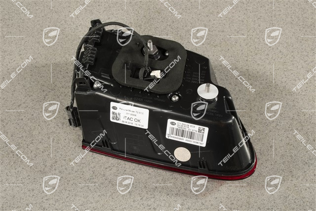 Rear light, inner, red-black (dark), R