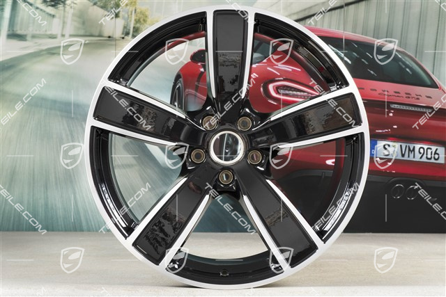 22-inch wheel rim, Sport Classic, 11,5J x 22 ET61, Jet Black Metallic