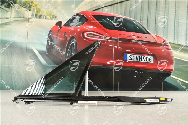 Tür / Seitenscheibe, dreieckig, vorne, Wärmeschutzglas grün, R