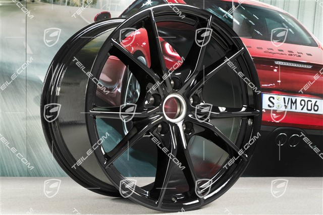 20" Felge Carrera S (IV), 11,5J x 20 ET76, schwarz hochglanz