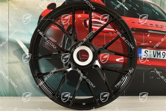 20" Felga Turbo Sport III, centralne mocowanie, 12J x 20 ET63, czarny wysoki połysk