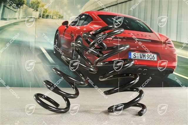 Schraubenfeder, HA, PASM, C4 GTS Cabrio, KENN- Rot, Weiss