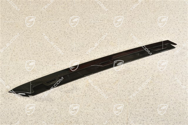 Front bumper disc / trim, Sport Design Package, upper, Glossy Black, L