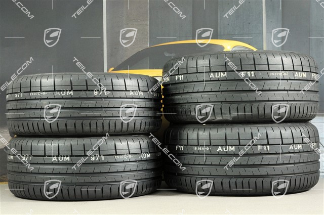 20" Carrera Sport koła letnie komplet, felgi 8,5J x 20 ET57 + 10,5J x 20 ET47 + NOWE opony letnie 235/35 ZR20 + 265/35 ZR20, z czujnikami ciśnienia
