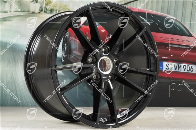 20-inch wheel rim Carrera, 11J x 20 ET66, for winter wheels, black high gloss