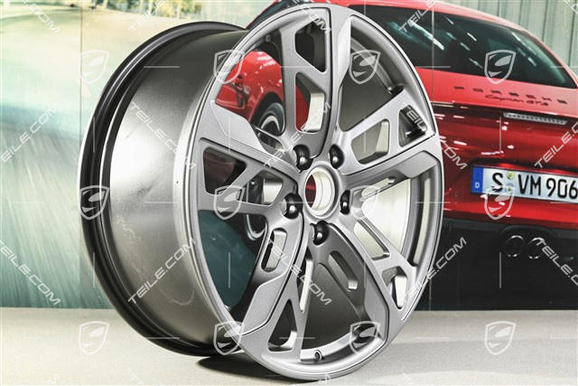 21" Felga Cross Turismo Design, 9,5J x 21 ET60, Vesuvius grey