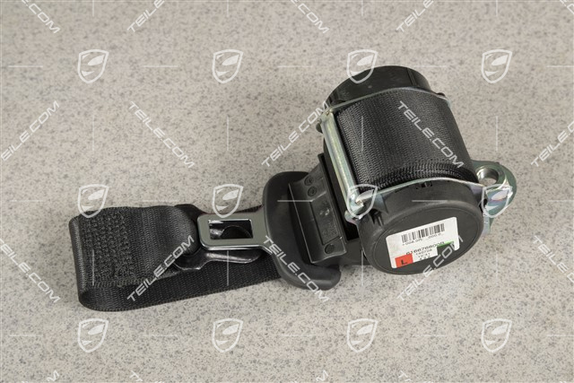 Sicherheitsgurt, hinten, schwarz, Cabrio/Targa, L