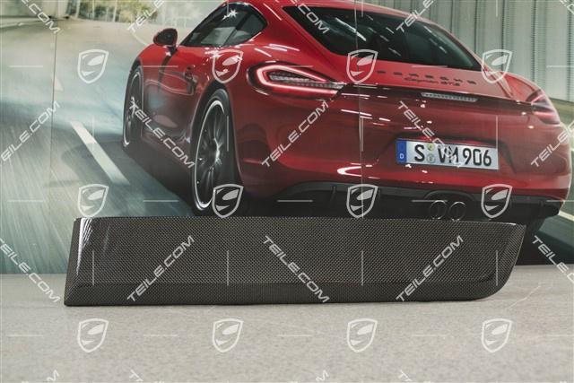 Schalttafelverkleidung Zierleiste, Carbon, Hochglanz / Beifahrerseite