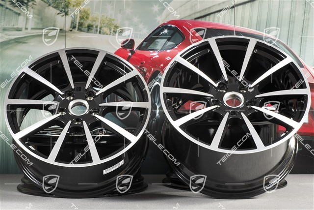 20" Carrera Classic (II) Felgensatz, Felgen 8,5 J x 20 ET49 + 11,5 J x 20 ET56