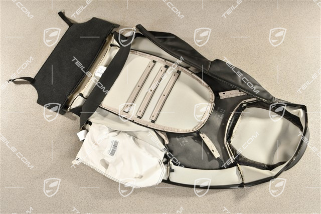 Coupe, Lehnenbezug, Leder, Schwarz, GTS, R