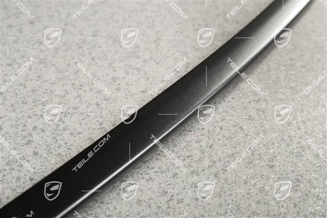 Front door Trim strip, upper, black-matte, R