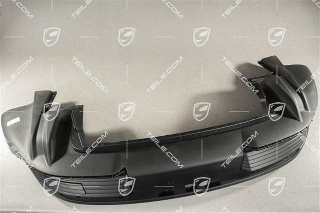Rear bumper spoiler / lower part trim, with reversing camera
