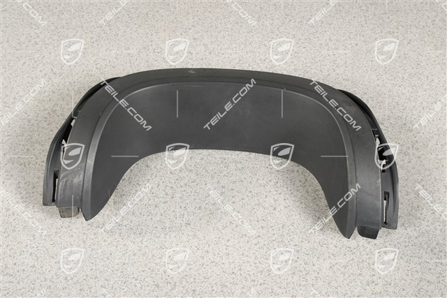 Cover plate (above tailpipe), black
