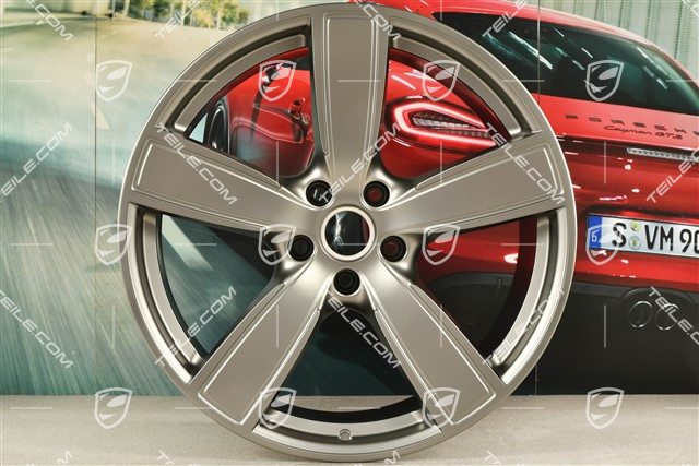 22-inch Sport Classic wheel rim, 11,5J x 22 ET52, platinum satin matt