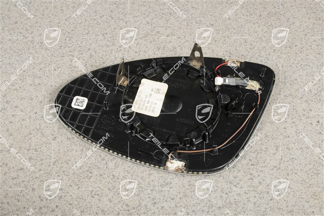 Spiegelglas, konvex, automatisch abblendbar, separat beheizbar, R