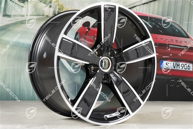 22-inch wheel rim, Sport Classic, 11,5J x 22 ET61, Jet Black Metallic