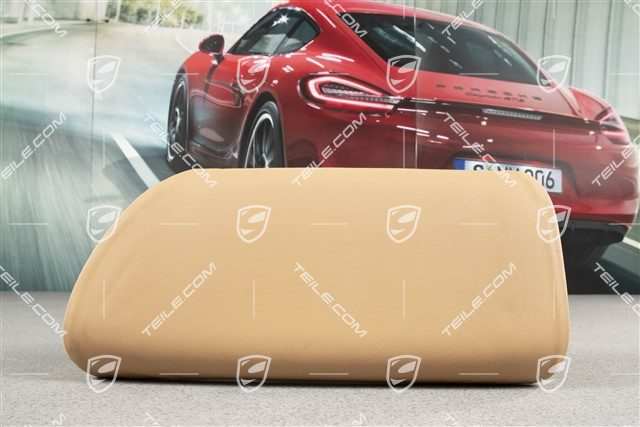 Tylne oparcie odcinka lędźwiowego, Skóra, Sand beige, Cabrio, R
