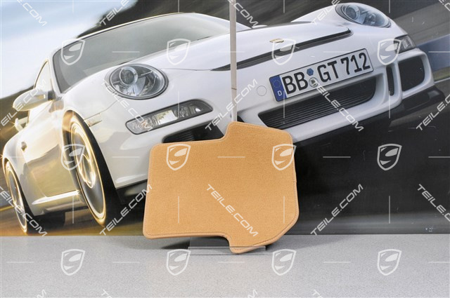 Dywaniki, BOSE Sound System, komplet 4-częściowy, do Cabrio/Targa, piaskowy beż