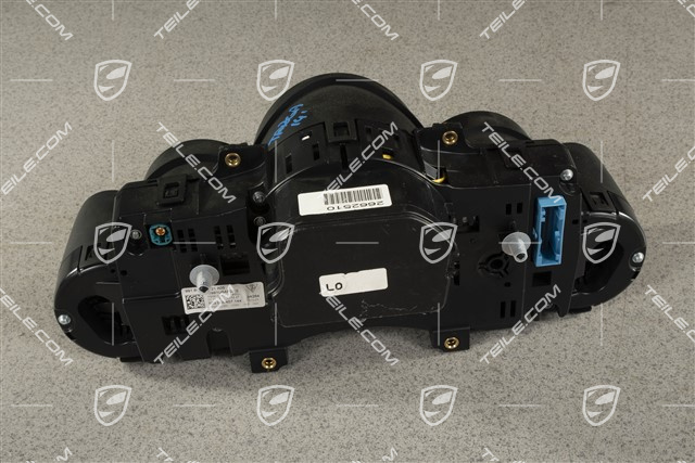 Kombiinstrument / Tacho, Schwarz gefärbte Zifferblätter, PDK, USA Version!
